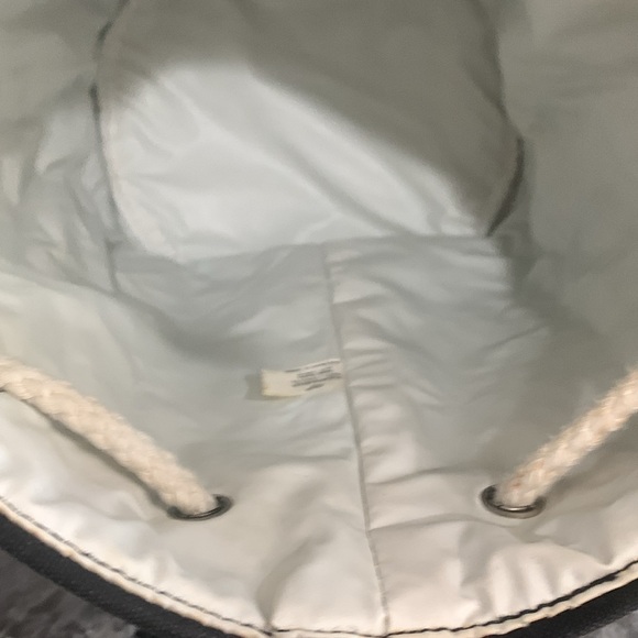 Black Chanel Soleil Canvas Drawstring Bucket Shoulder Bag - Picture 5 of 7